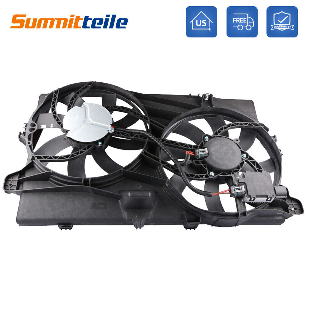 AC Dual Radiator Cooling Fan Assembly For 2007-2015 Ford Edge Lincoln MKX 621392