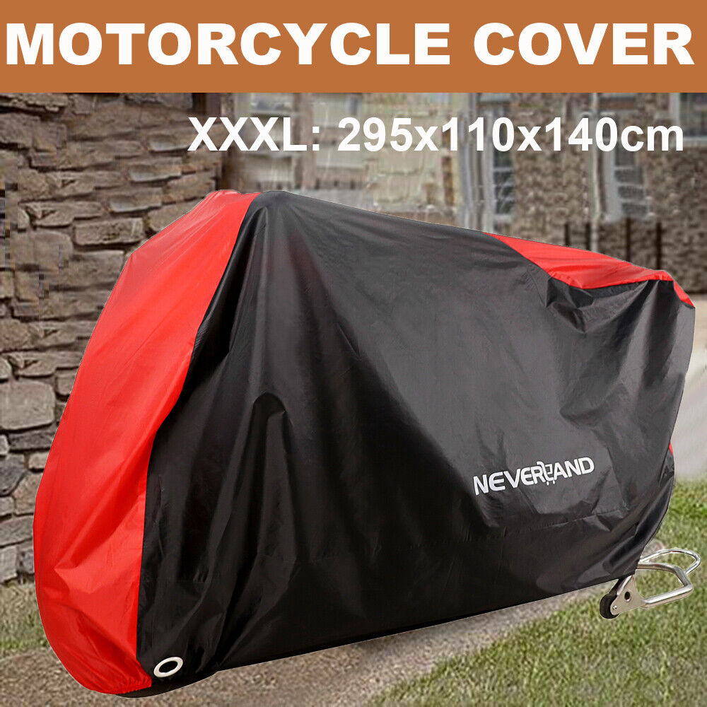 XXXL Motorcycle Cover Waterproof For Winter Outside Storage Dust Rain Protector