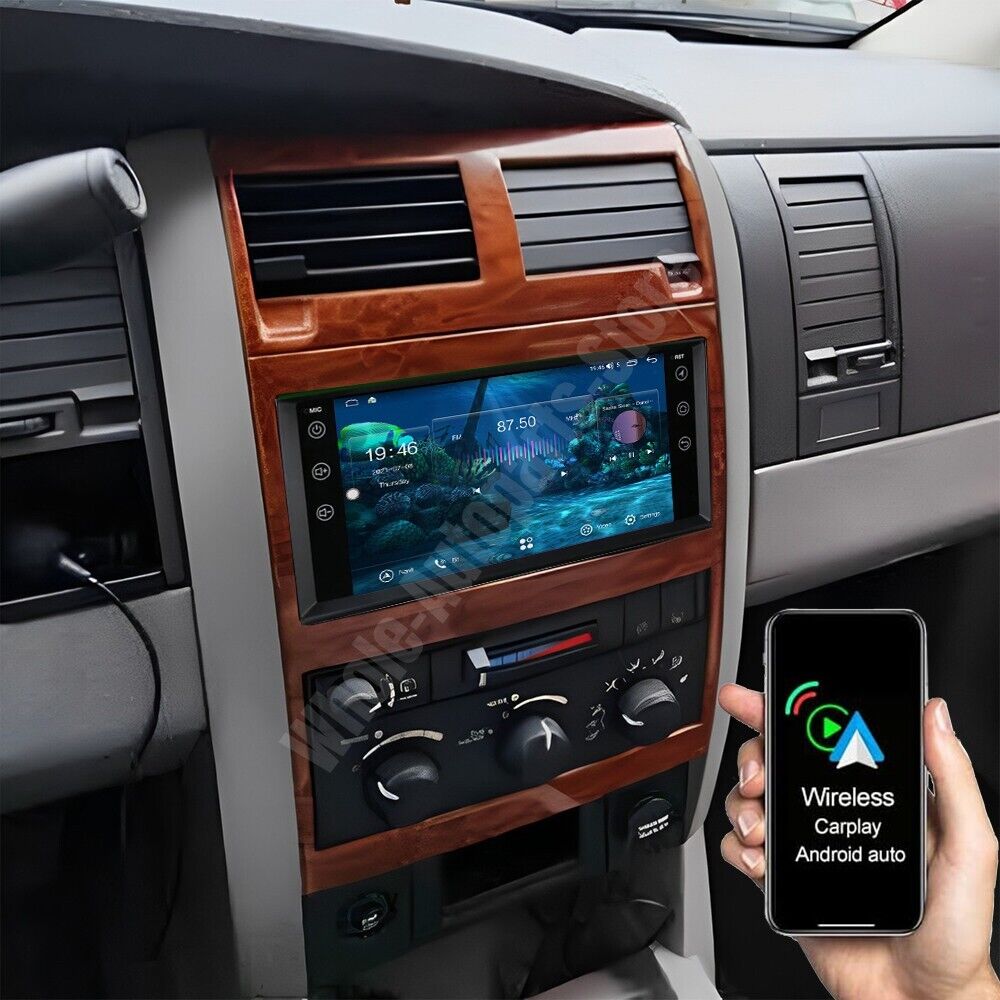 For 2004-2010 Dodge Durango Apple Carplay Radio Android 13 GPS NAVI WIFI +Camera