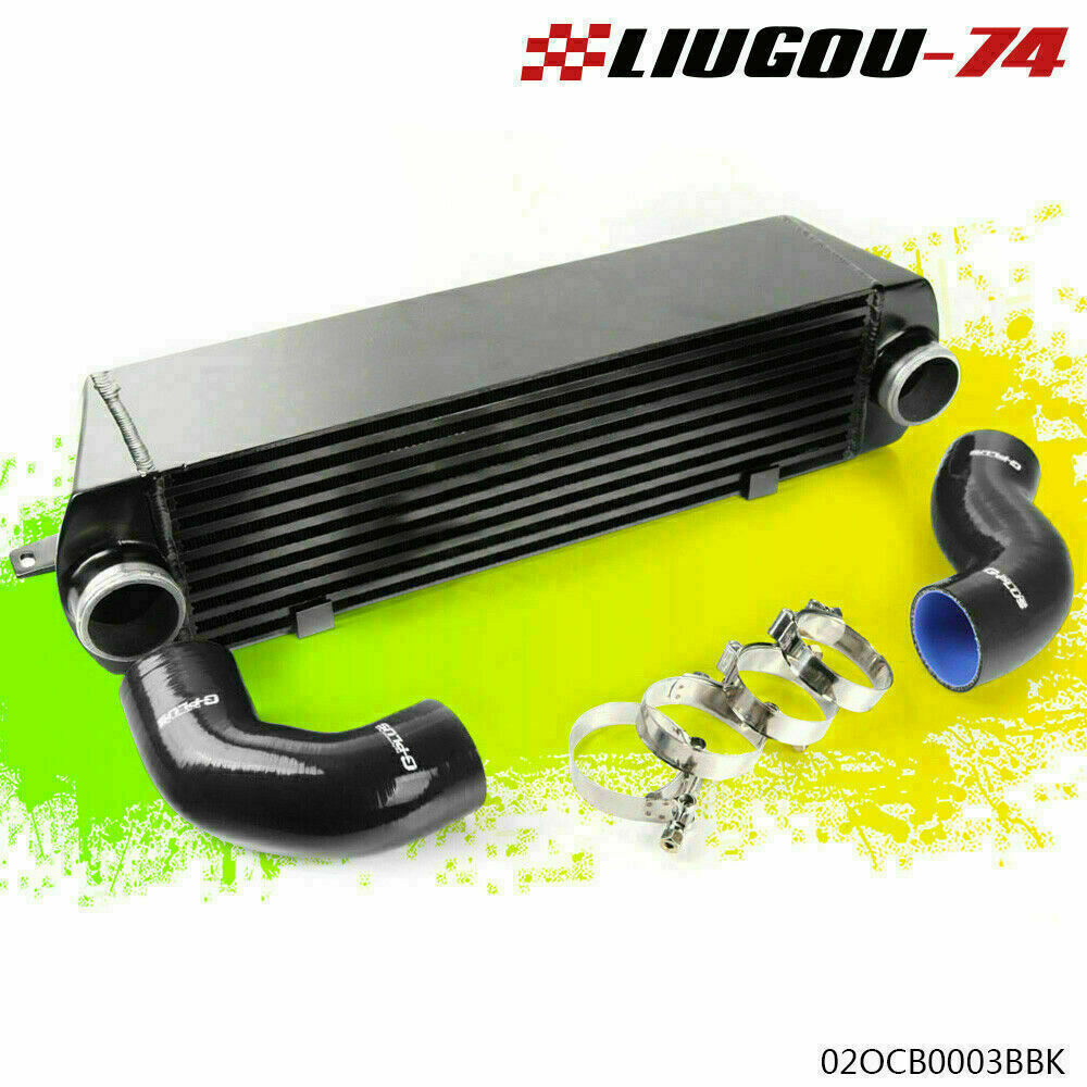 Twin Turbo Intercooler Kit  + Hose Fit For 07-10 BMW E90 E92 335i 335xi 135i U
