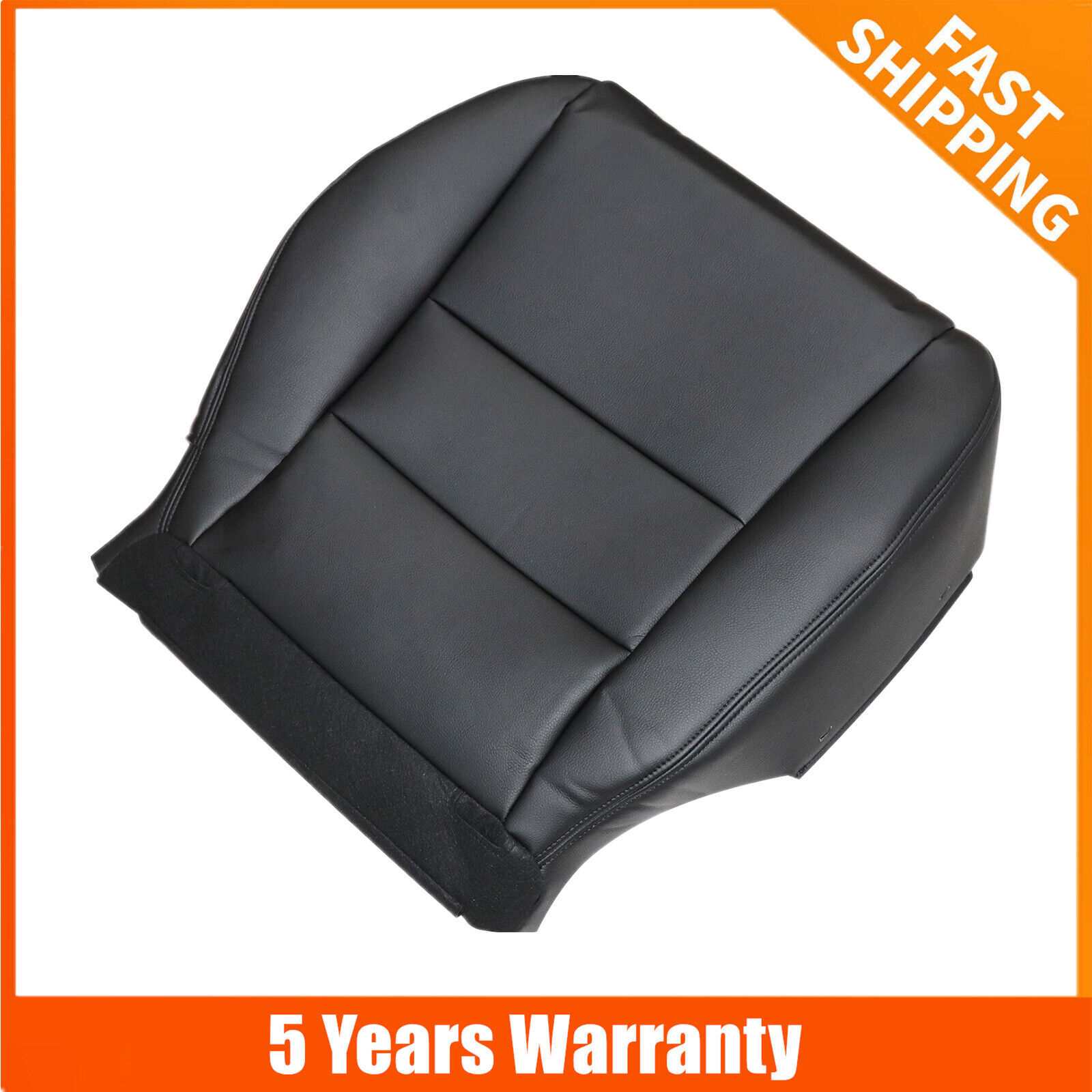 Fits For 2003-2007 Honda Accord Driver Bottom Leather Seat Cover Black US STOCK