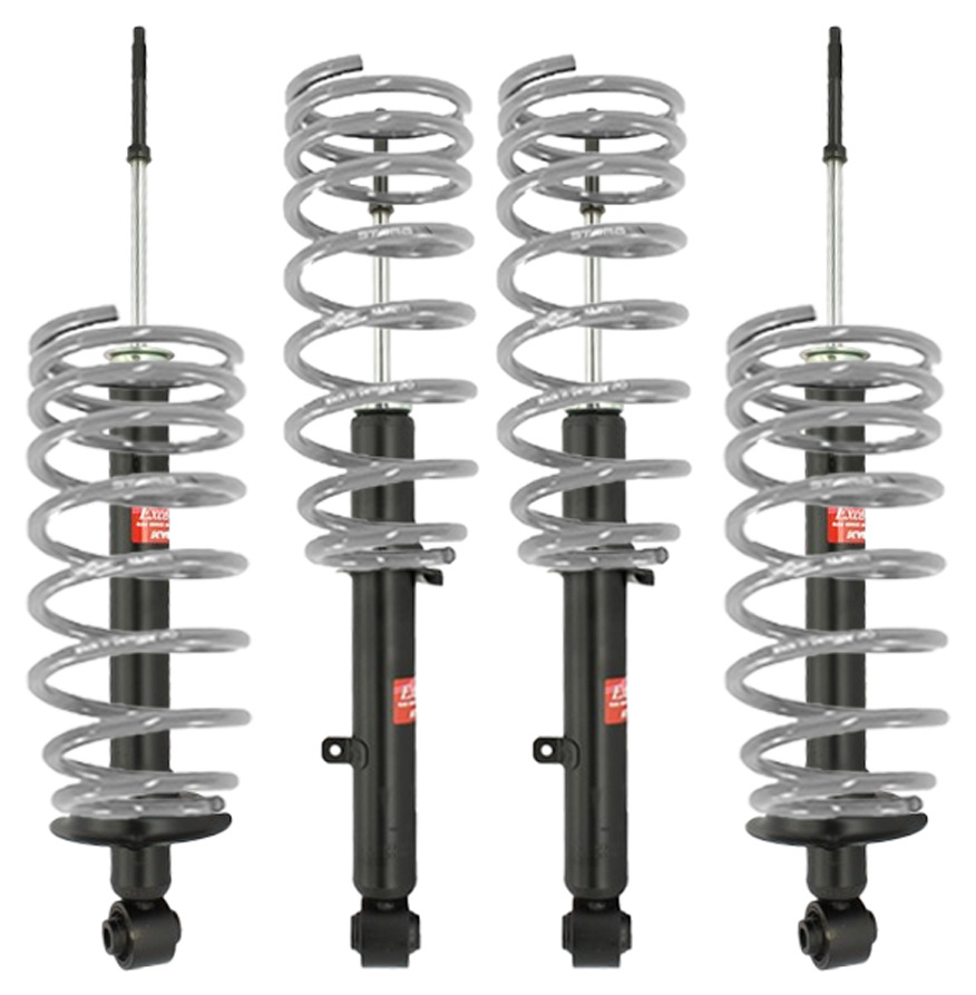 FCS 4 STRUTS SHOCKS & STAGG LOWERING SPRINGS for TOYOTA CELICA GT & GTS 00-05