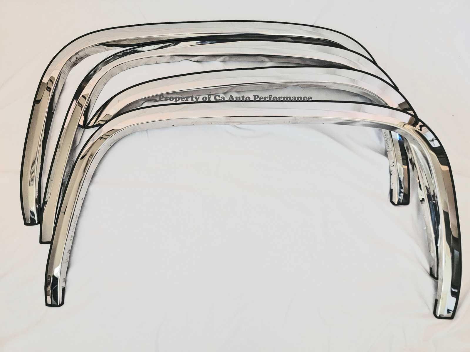 For SILVERADO 1500 07-13 Chrome Polished Stainless Steel Fender Trim Moldings 2\