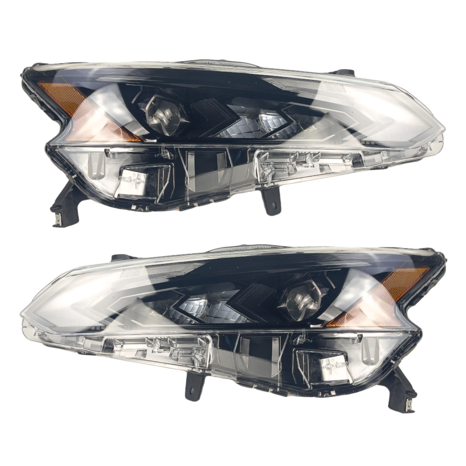 Headlight Assembly For 2023 2024 Nissan Altima Full LED Black Housing Right+Left