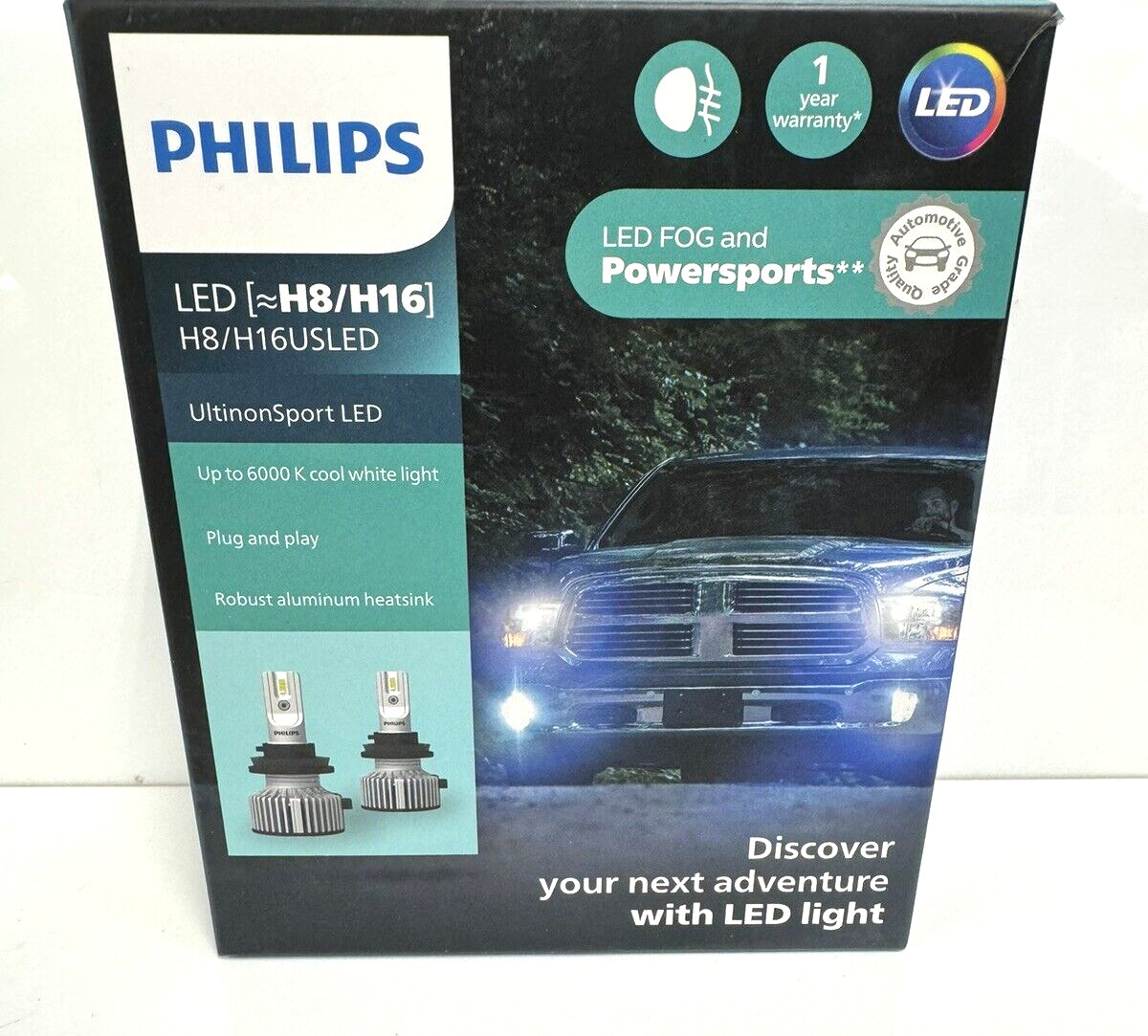 PHILIPS UltinonSport H8 LED Fog Lights