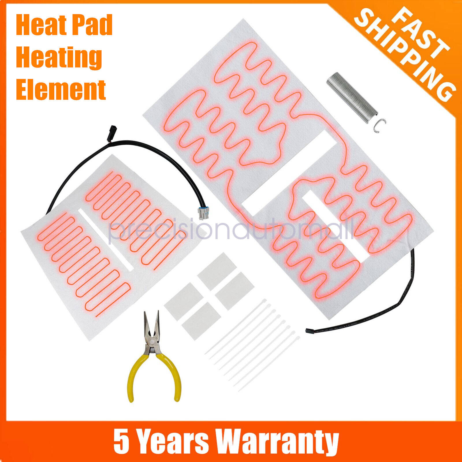 1Set Seat Bottom & Top Heater Element Pad Kit For 2003-2006 Chevy GMC Pickup SUV
