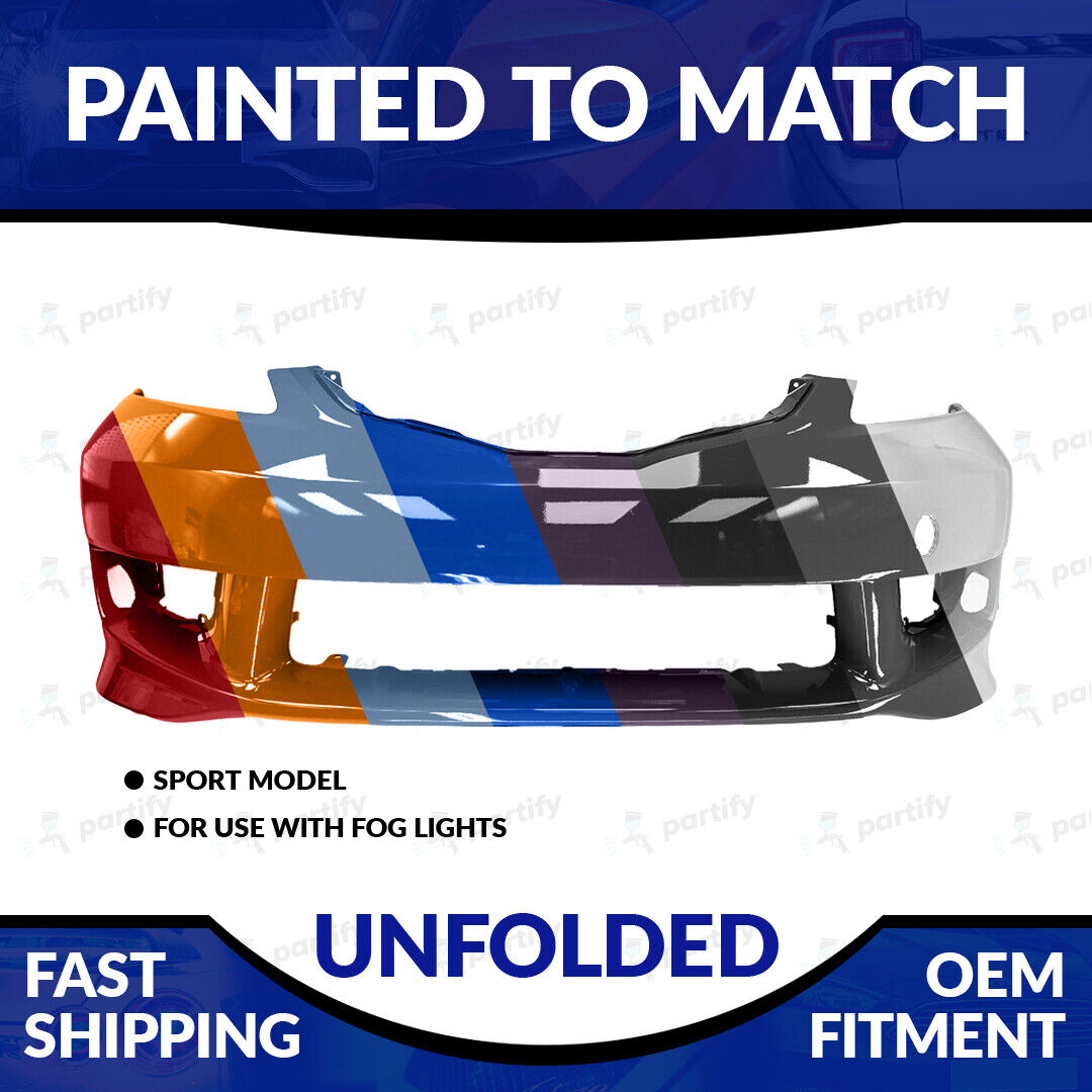 NEW Painted To Match 2009-2011 Honda Fit Sport Unfolded Front Bumper
