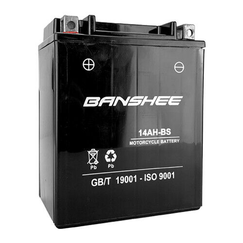 Banshee Replaces BTX14AH-BS High Performance Maintenance Free Sealed AGM Battery