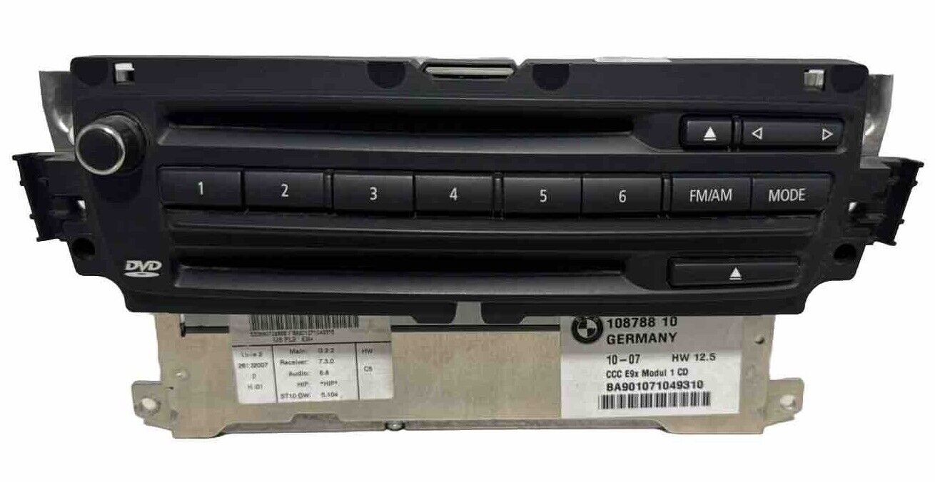 08 BMW 335xi CCC SAT NAV Navigation Head Unit CD Player Drive OEM TESTED