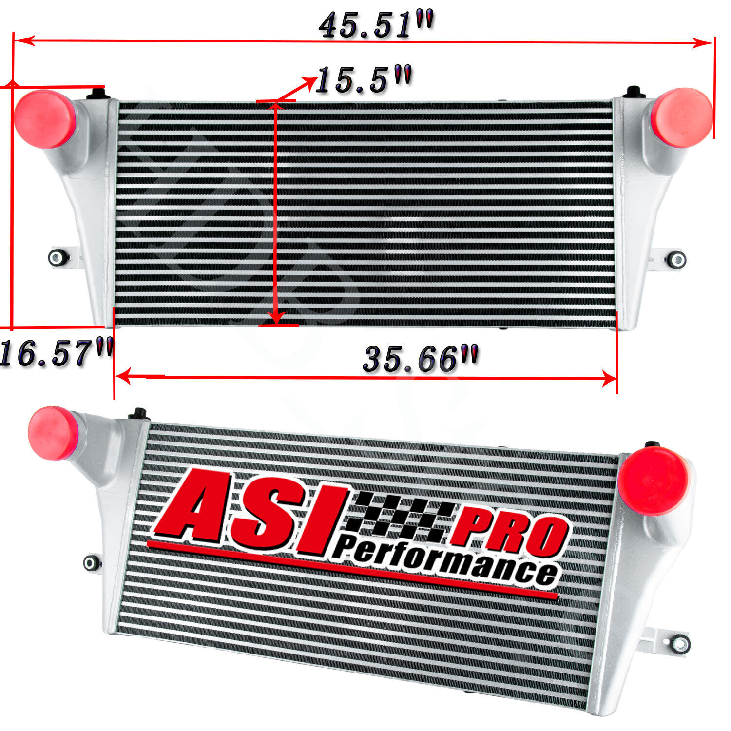 ASI Charge Air Cooler Intercooler For 1994-2002 Dodge Ram 2500 3500 5.9L Turbo
