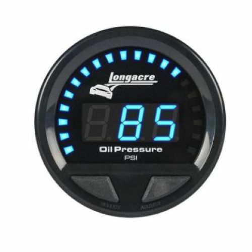 Longacre 52-46857 Digital Elite Waterproof Oil Pressure Gauge - 0-120 psi