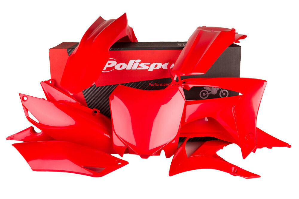 Polisport Plastic Kit Set Replacement Red Honda CRF250R 14-17 CRF450R 13-16