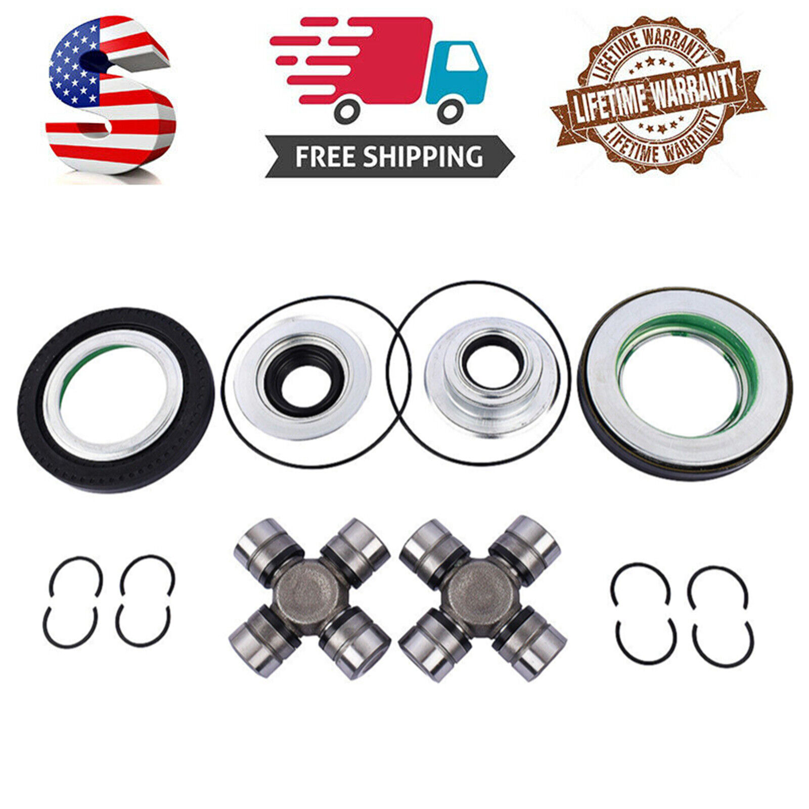 For 2005-14 Ford F250 F350 Super Duty Front Axle Seal Kit Dana Spicer 2014835