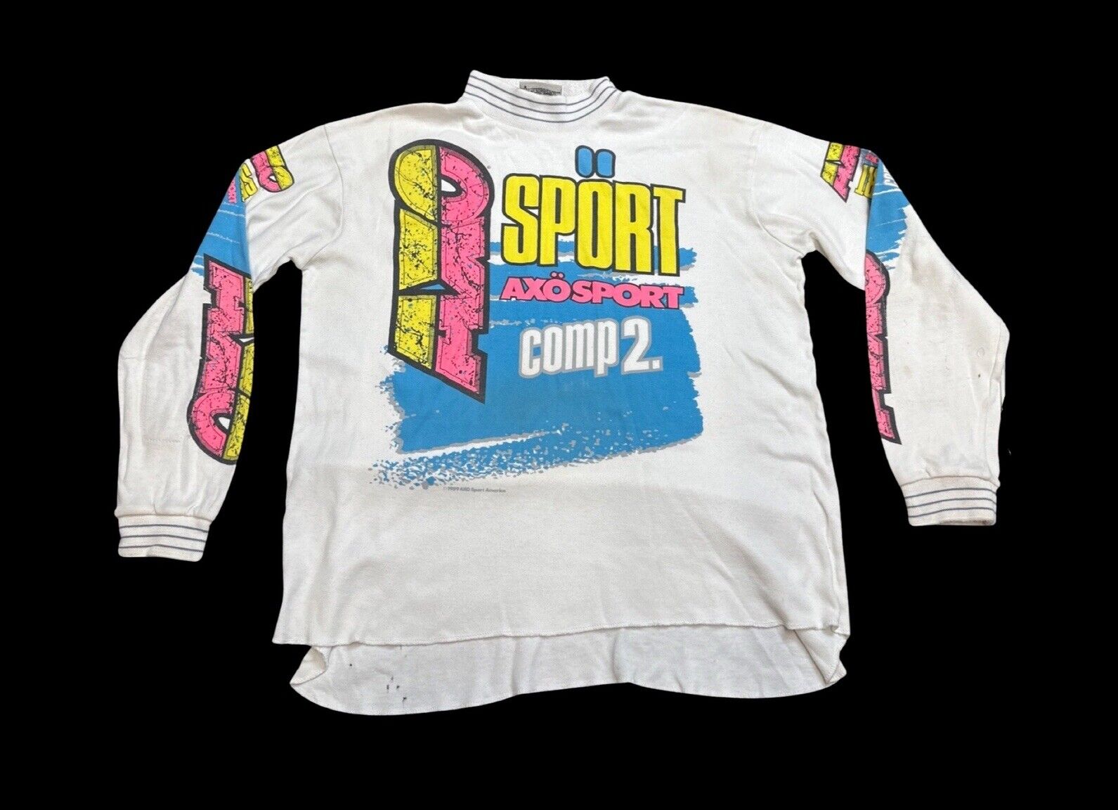 Vintage 80’s AXO Sport Comp 2 Men’s BMX Motorcross Jersey Size Large