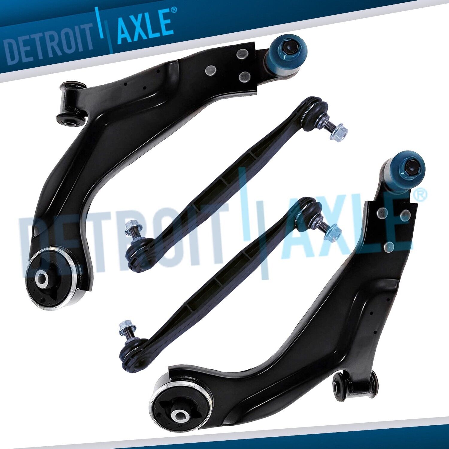 Front Lower Control Arms w/Ball Joints Sway Bars Kit for 2002-2008 Jaguar X-Type