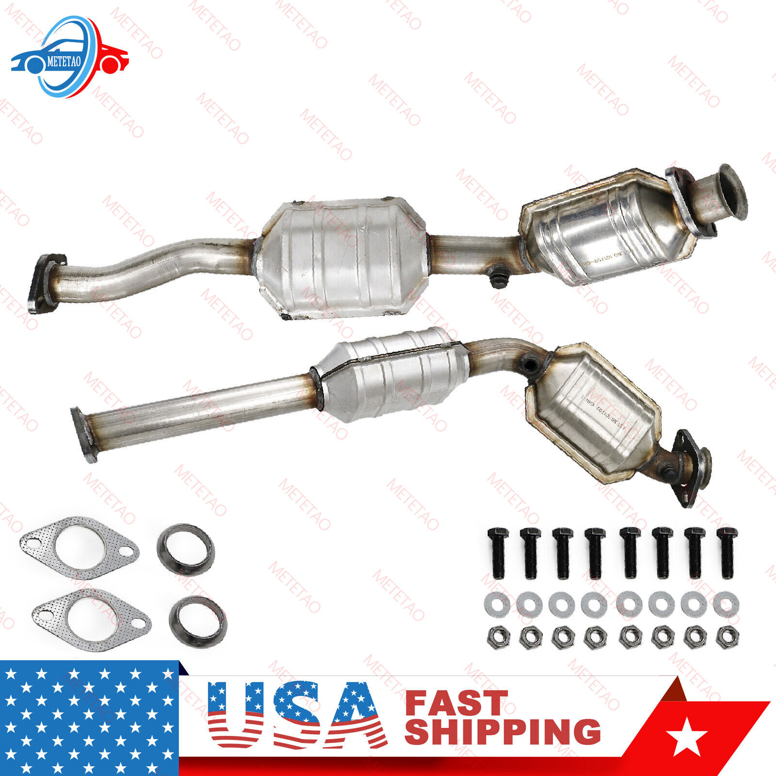 2x Catalytic Converter For Lincoln Town Car 4.6L V8 2003-2011 Federal EPA
