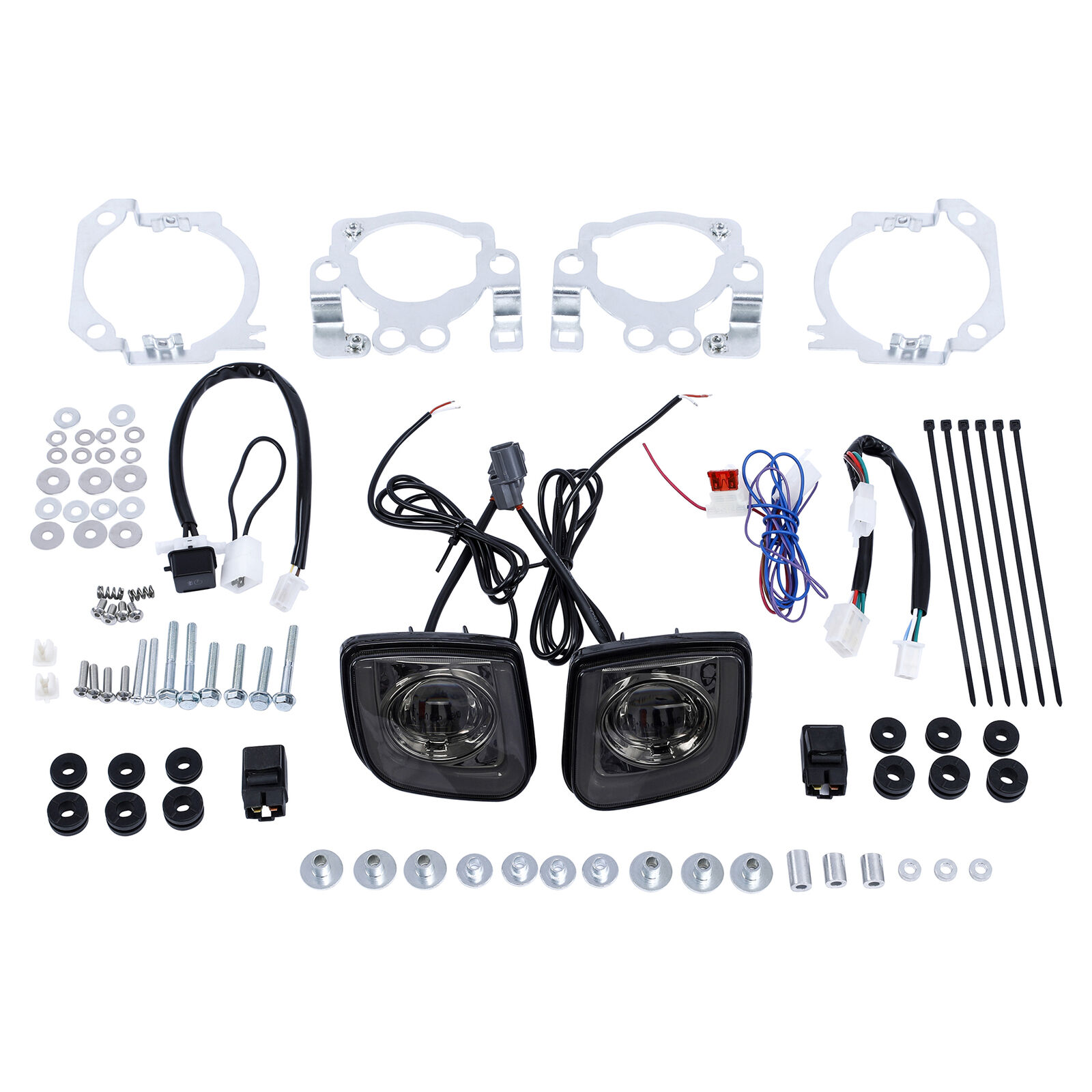 Rectangular LED Fog Lights Kit Fit For Honda Goldwing 1800 2012-17 F6B 2013-2017