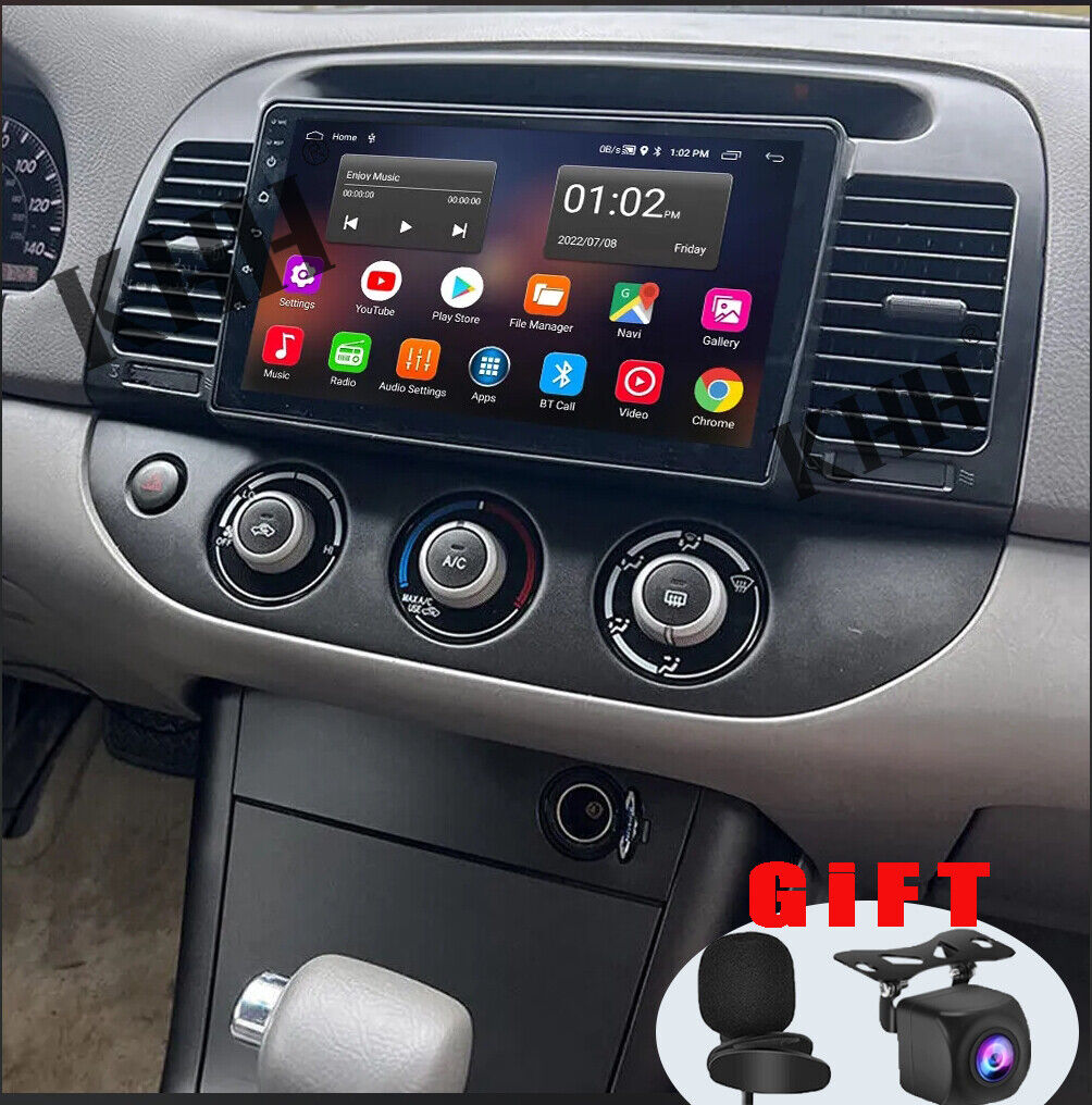 For 2000-2006 Toyota Camry Car Stereo Radio Auto Carplay Android 13 GPS Navi 64G