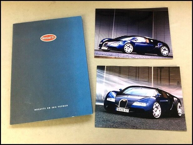 2000 Bugatti EB 18/4 Veyron Original Car Media Brochure Catalog Press Kit