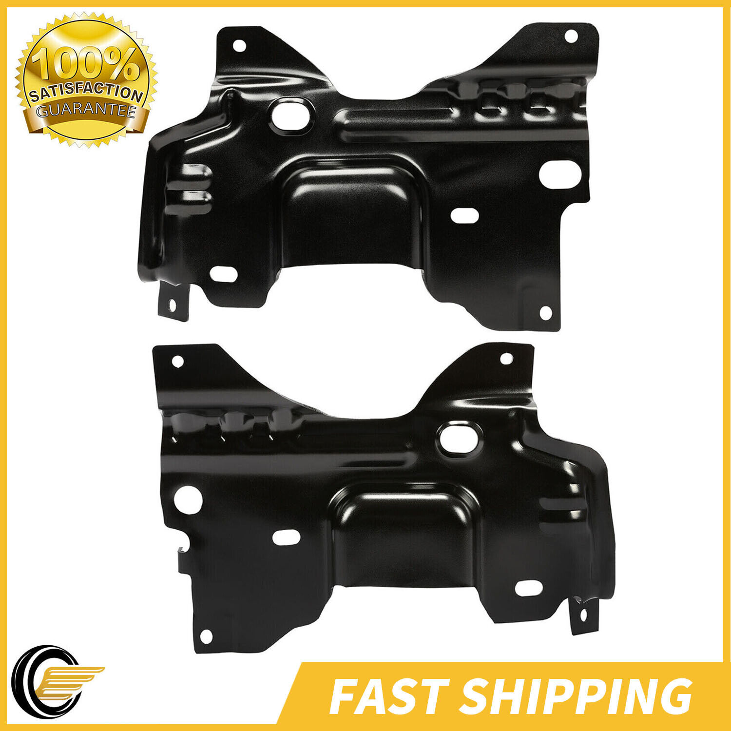 Brand New Bumper Bracket Fits 2009-2014 Ford F-150 Front Left & Right set of 2