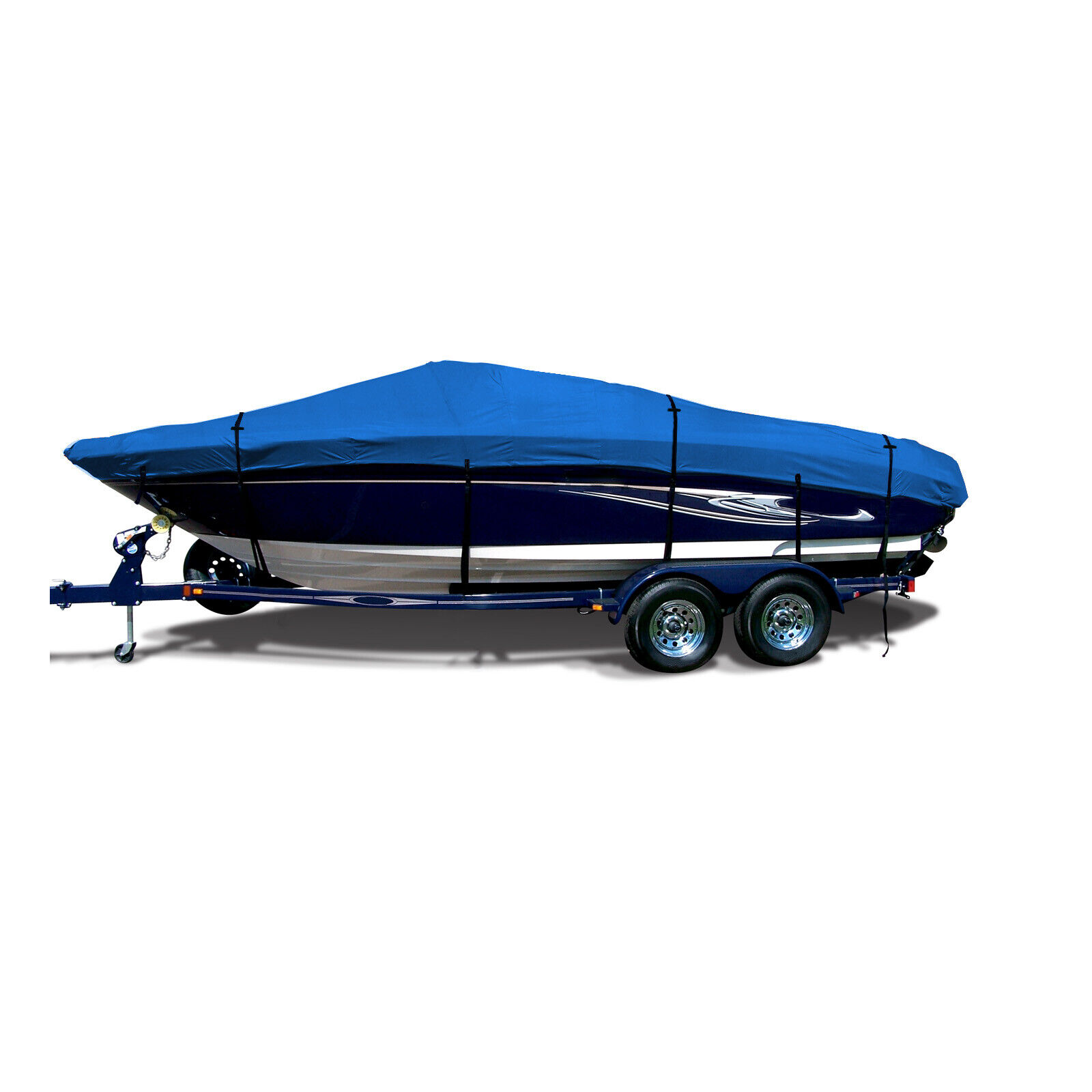 Tracker Pro Team 190 TX With Port Troll Motor Waterproof Trailerable Boat Cover