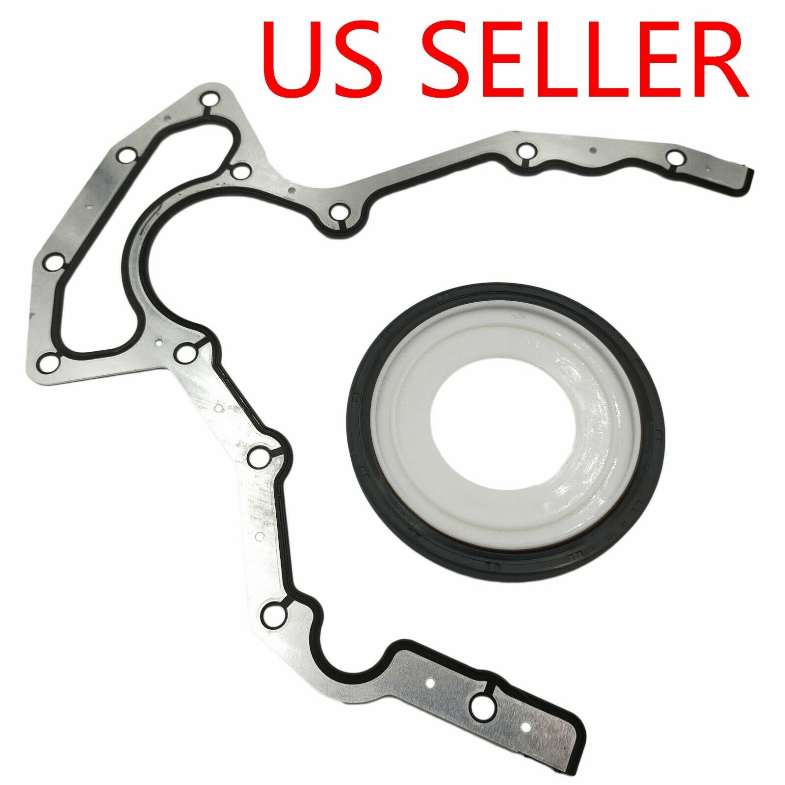 Rear Main Seal Block Cover Gasket Kit For BS40640 JV1657 LS 4.8 5.3 6.0L LS2 LS3