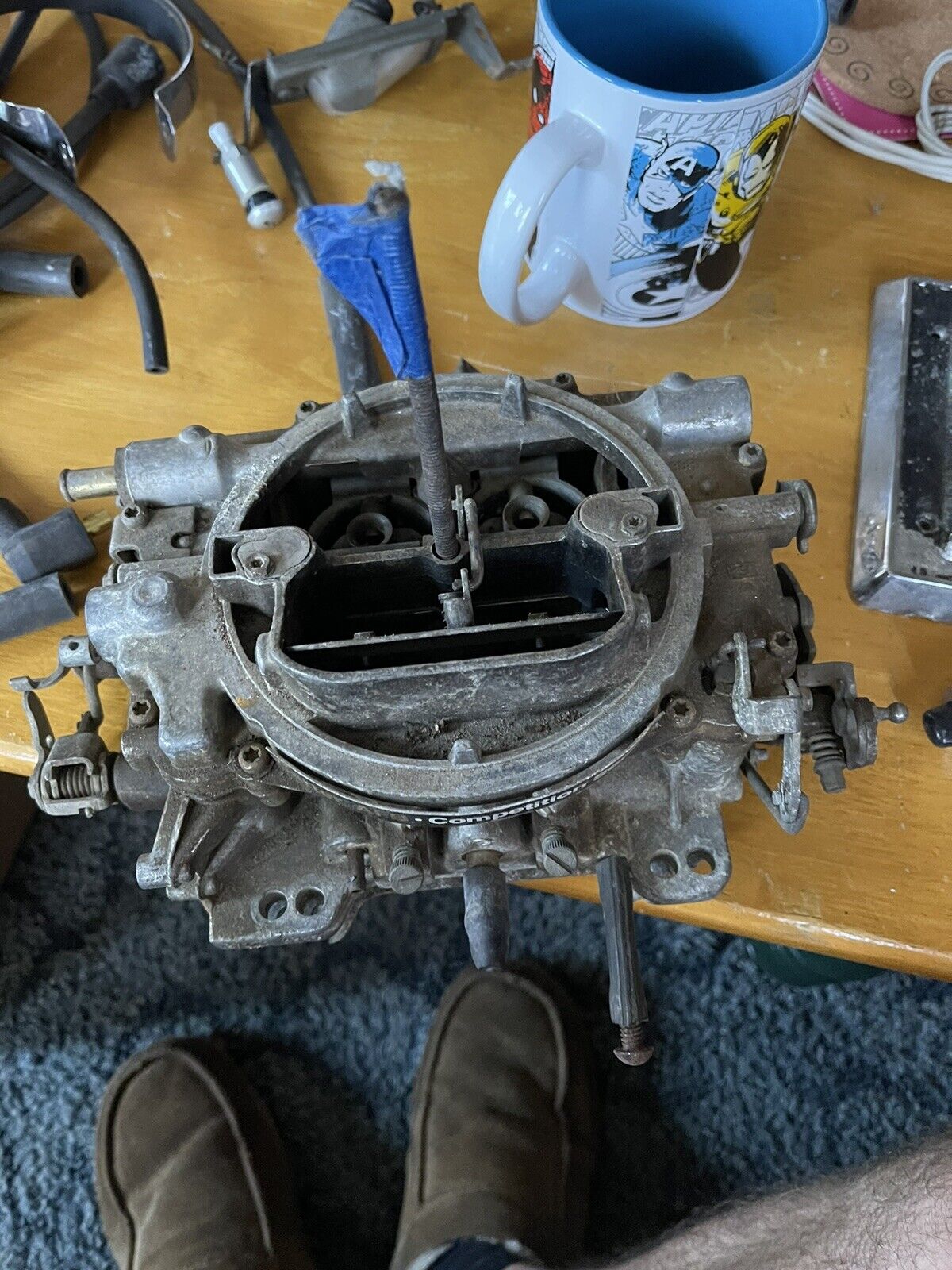 Carter Afb Competition Series Carburetor 9755S Four Barrel Untested Used￼￼