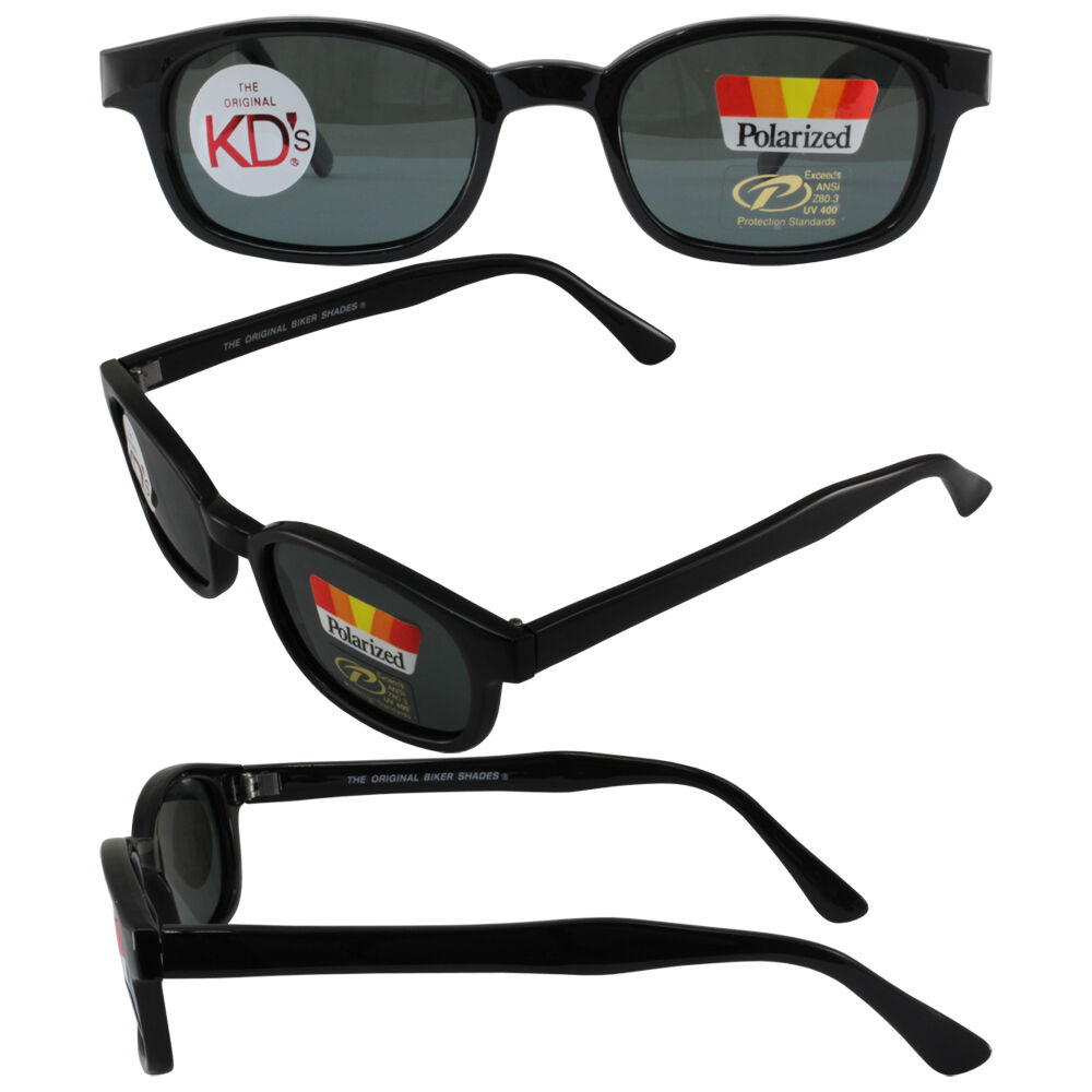 X-KD's SUNGLASSES POLARIZED GREY LENS X-KDs WITH FREE POUCH ORIGINAL KD SHADES