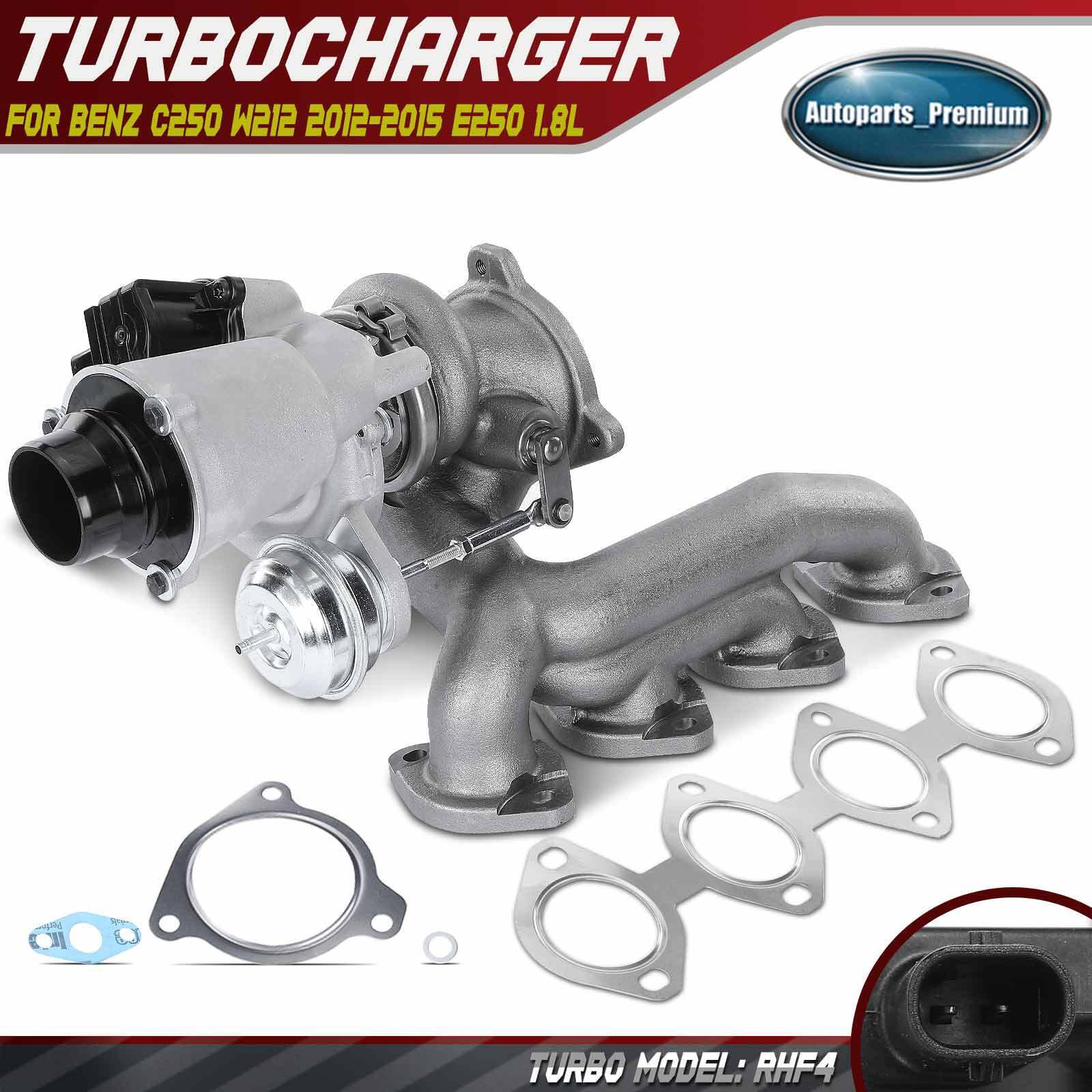 Turbo Turbocharger wIth Gasket for Mercedes-Benz C250 W212 2012-2015 E250 1.8L