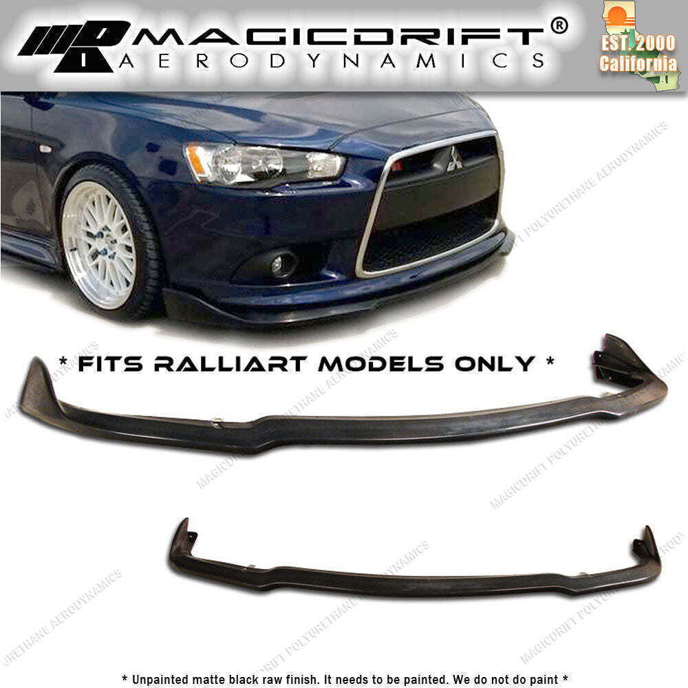 2009-2014 Mitsubishi 9G Lancer CS2 CS Front Lip Splitter for RALLIART Models