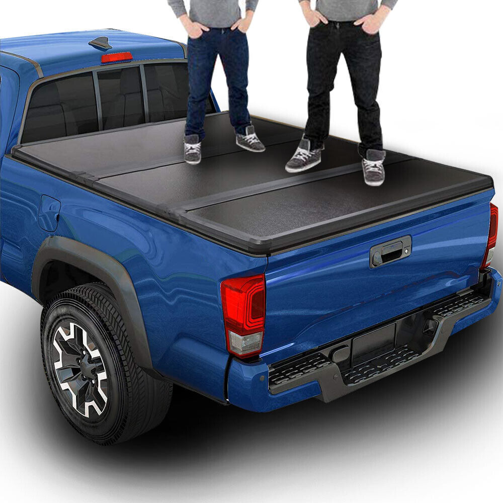 4.6FT Hard Tri-Fold for 2022-2023 2024 Ford Maverick Tonneau Cover Truck Bed Fir