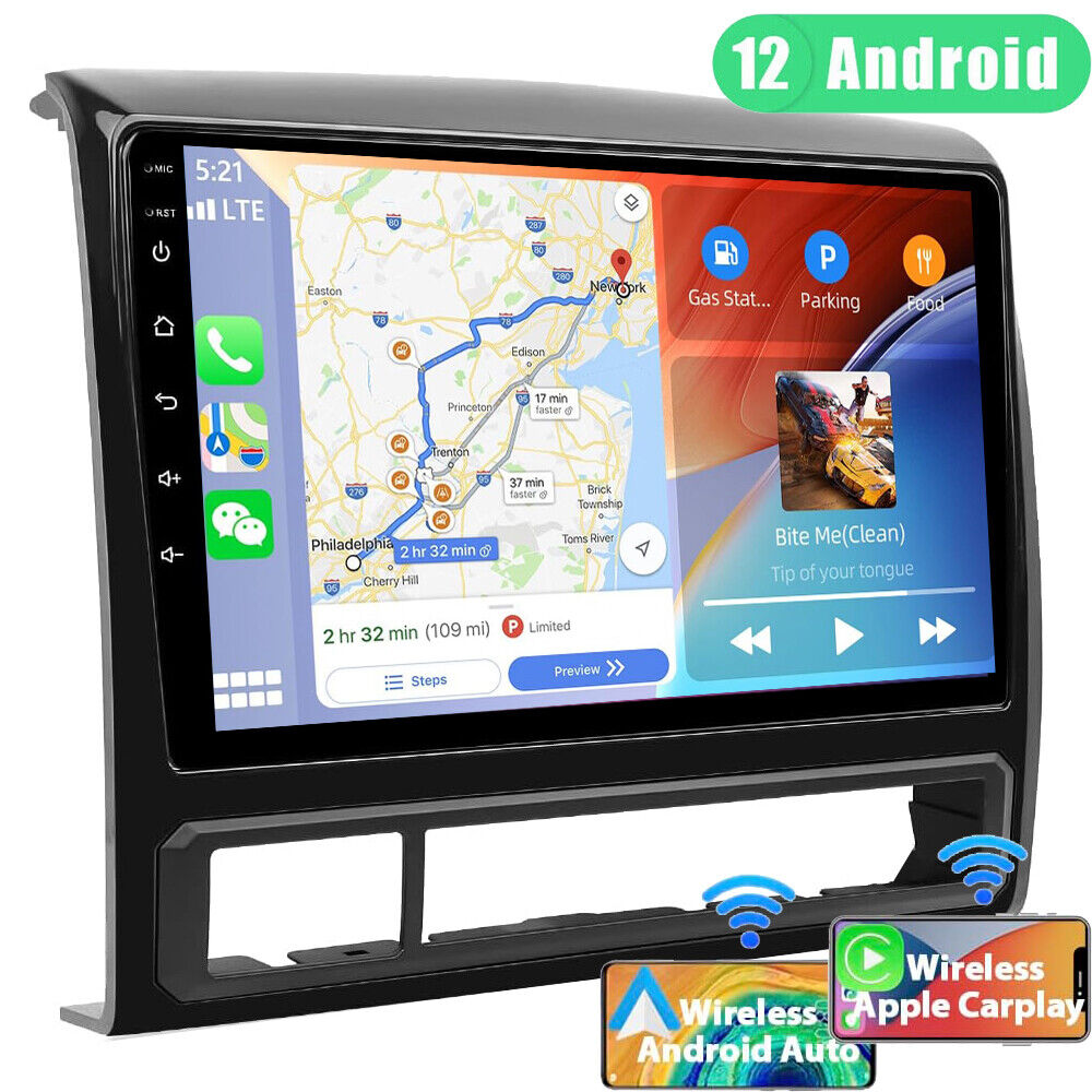 For Toyota Tacoma 2005-2013 Android 12.0 Car Radio Stereo GPS WIFI Apple Carplay