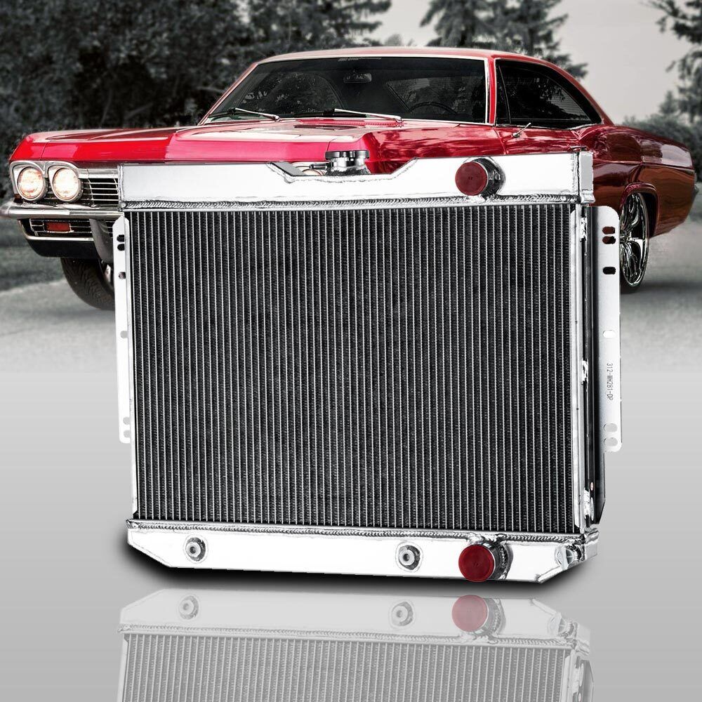 3Row Aluminum Radiator for 59-1965 62 Chevy Impala El Camino Bel Air Biscayne V8