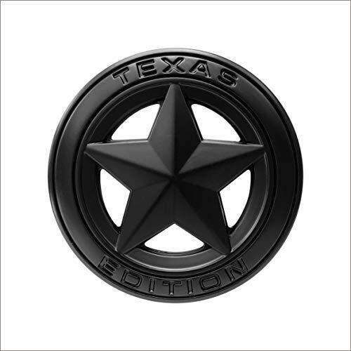 3D Texas Edition Emblem Lone Star Decal Adhesive Sticker Universal Badge