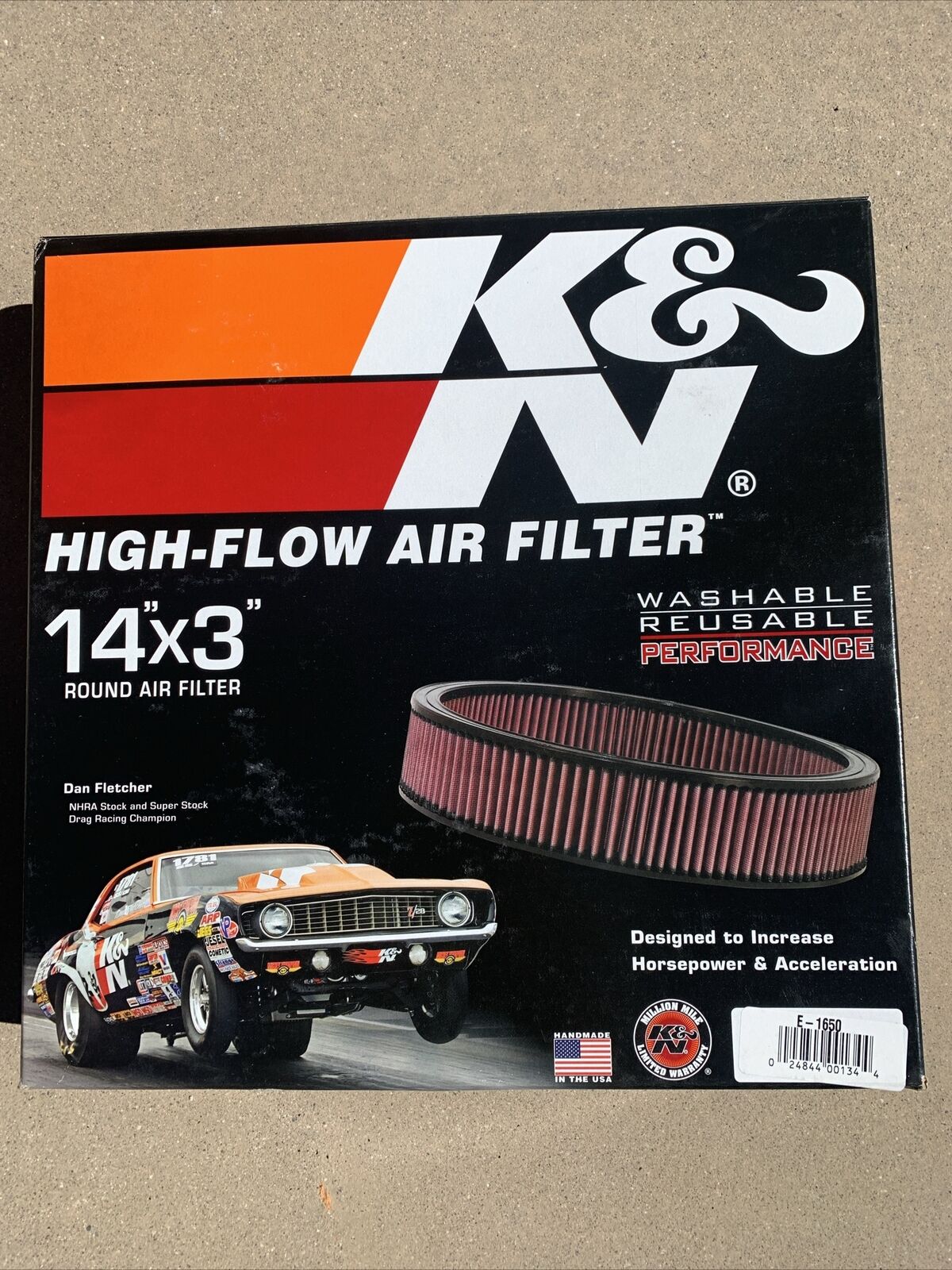 K&N Filters E-1650 Air Filter