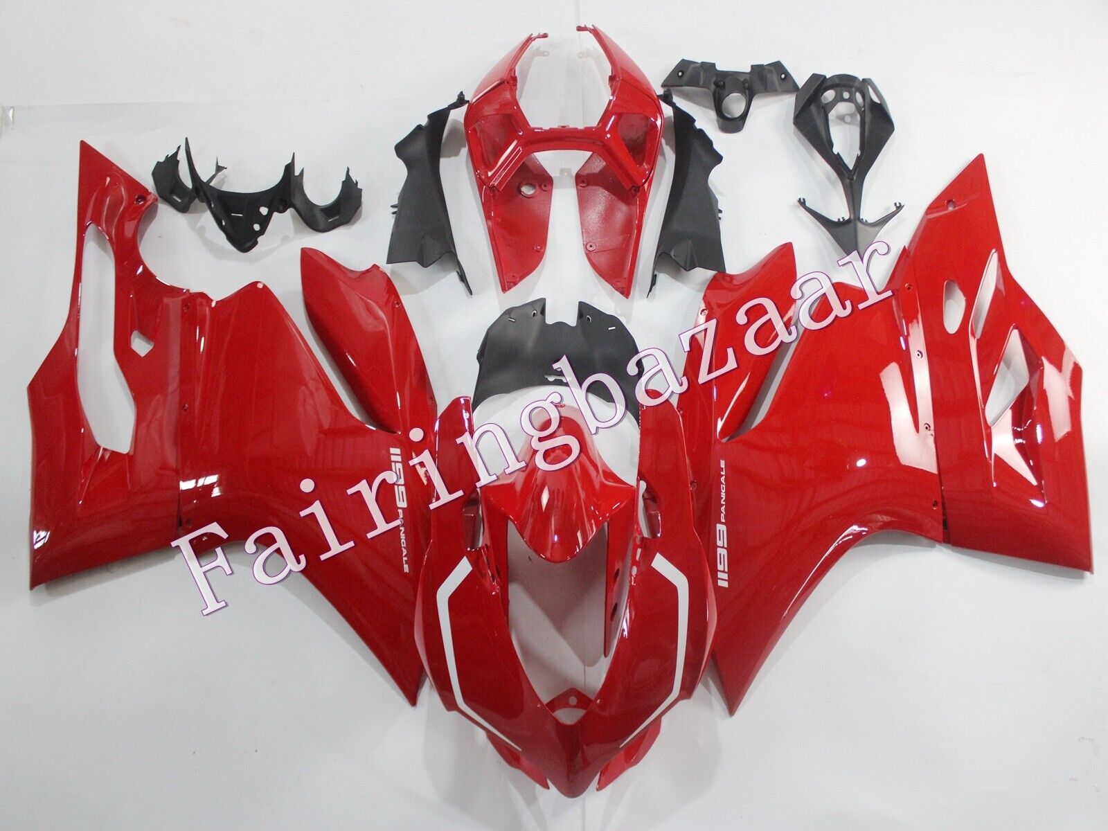 Fit for 2012-2014 Ducati 1199 Panigale Red ABS Injection Bodywork Fairing Kit