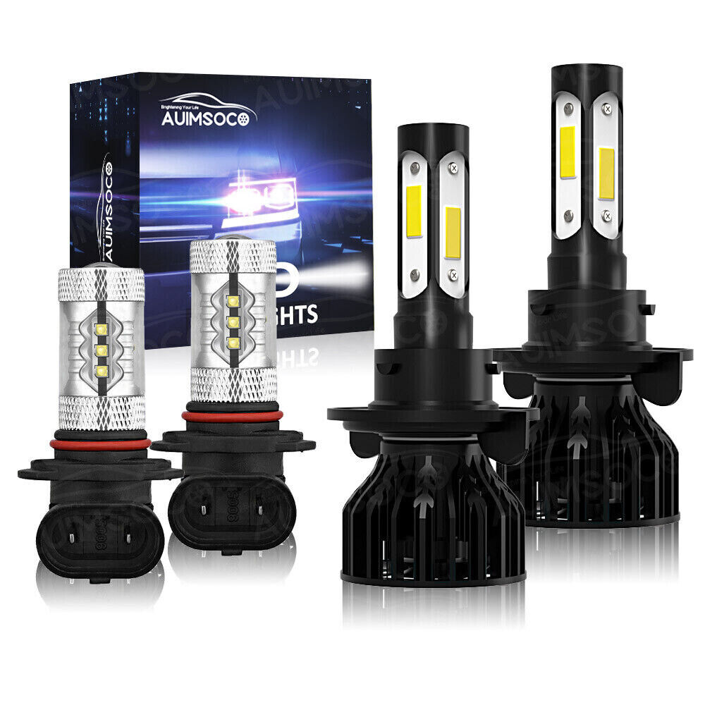 For Nissan Pathfinder 2011 2010-2005 US 9007 LED Headlights +H11 Fog Light Bulbs