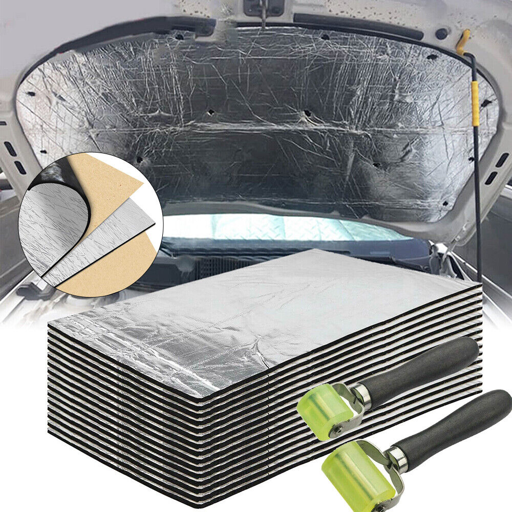 15PACK Firewall Sound Deadener Car Roof Heat Shield Insulation Deadening Mat