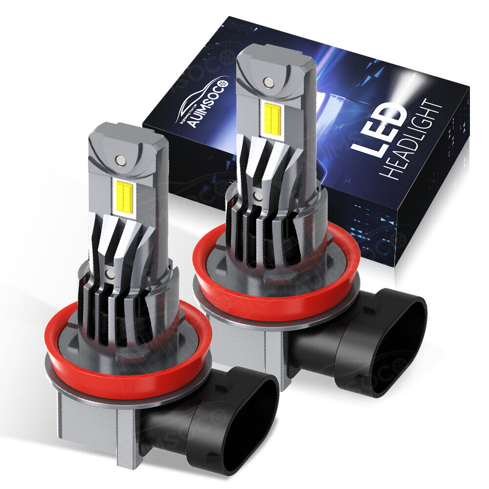 H11 LED Headlight Super Bright Bulbs Kit White Ultra-Nighting Lamp High/Low Beam