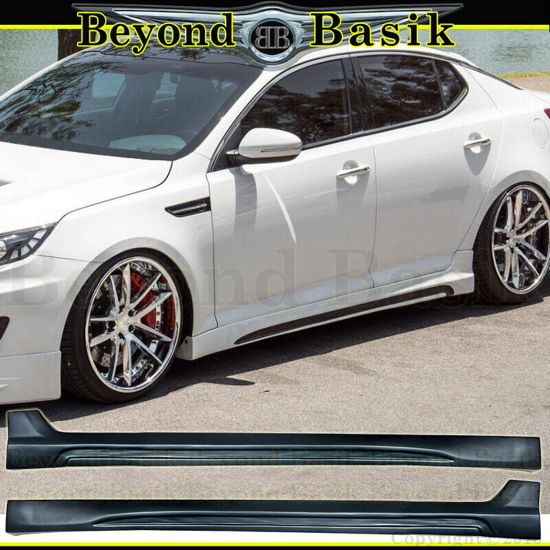 Add-On SIDE SKIRTS Body Kit For 2011 2012 2013 2014 2015 Kia Optima 2pc S Style
