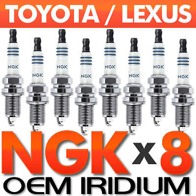 IRIDIUM SPARK PLUG X 8 | GENUINE OEM NGK | 8 Cylinder V8 Set 