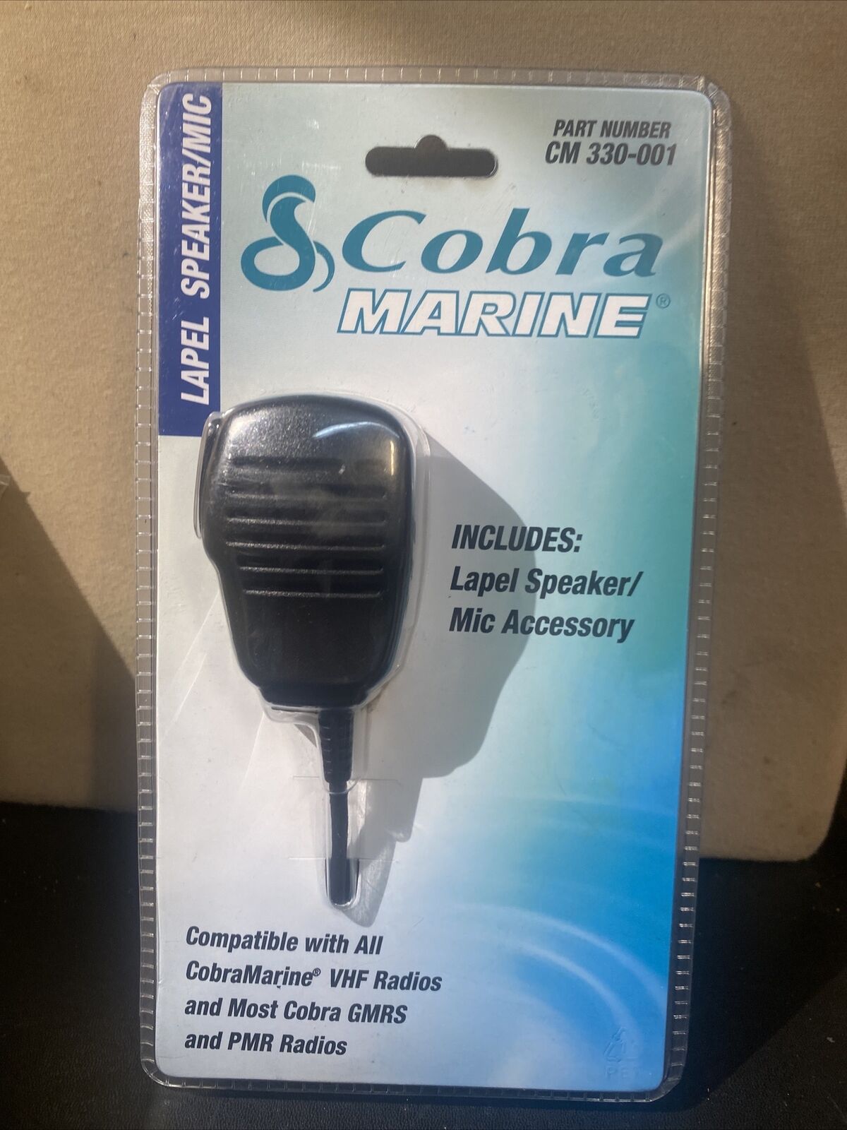 New Microphone For Handheld Cobra Electronics Corp. Cm330-001 Sealed New