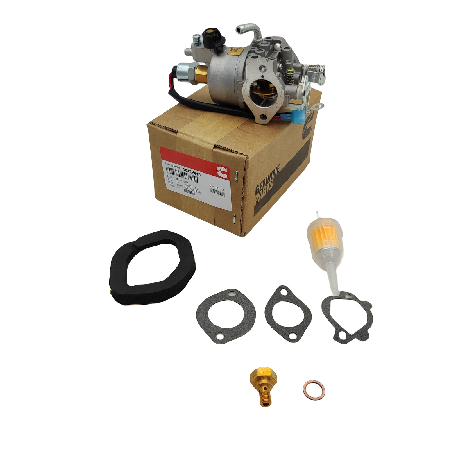 Carburetor For Onan Microquiet 4000 Watt 4KYFA26100 P K Generator Carb 146-0785