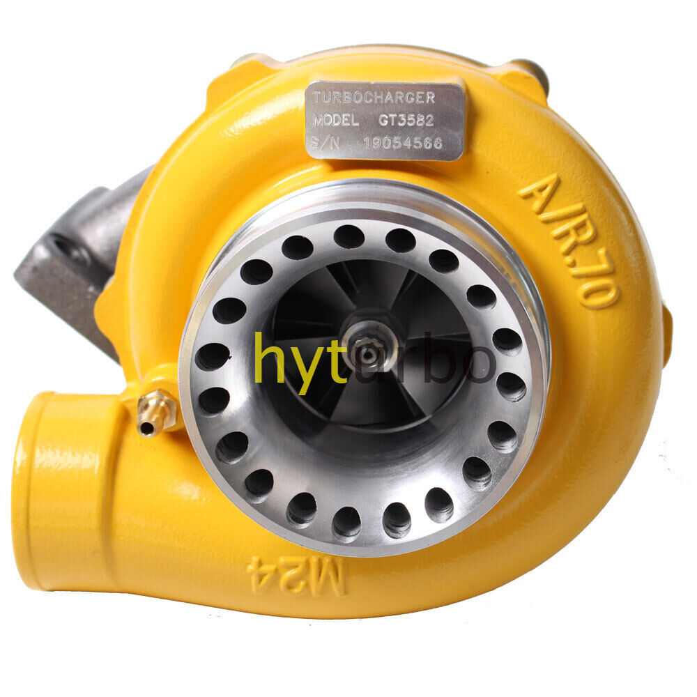 Upgrade T3T4 GT3582 GT30 A/R .70 Cold A/R .63 Yellow Compressor Turbo Charger