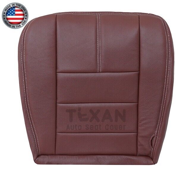 2008 to 2010 Ford F250 Super Duty King Ranch Passenger Bottom Leather Seat Cover