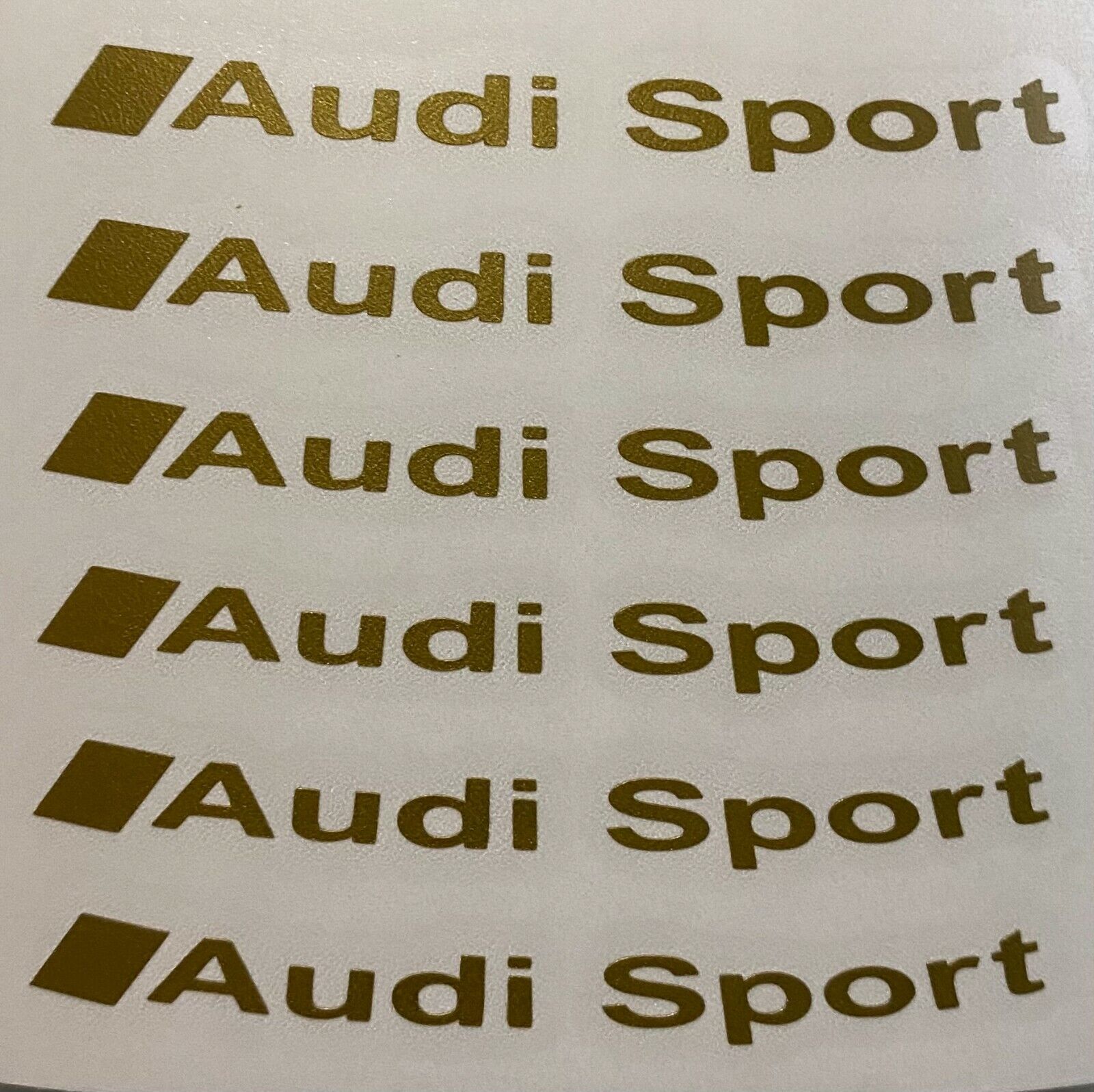 Audi Sport Wheel Decal Sticker Vinyl Brake Heat Resistant Many Colors