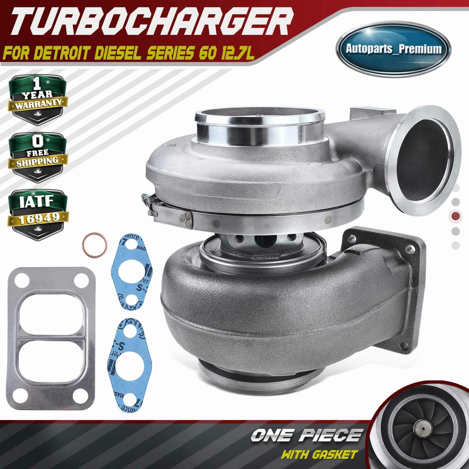 Turbo Turbocharger w/ Exhaust Manifold for Detroit Diesel Truck Series 60 12.7L
