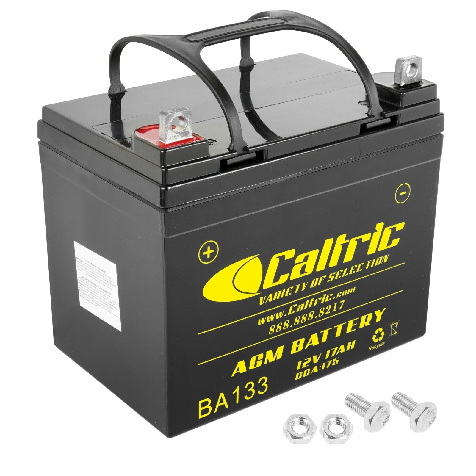 Caltric AGM Battery for John DeereZ330M Z330 Z335E Z335M Z345M Z345R Z355E Z355R