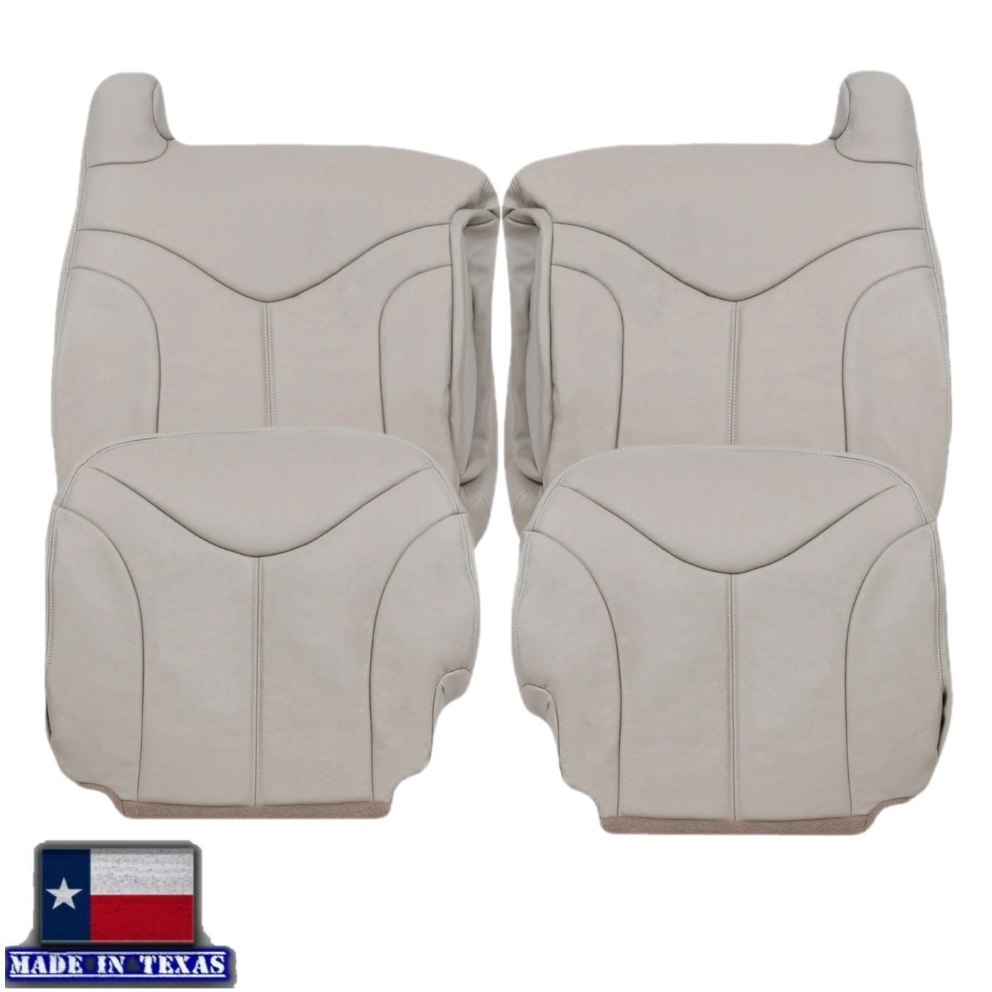 Front Seat Cover For 2000 2001 2002 GMC Yukon XL Syntetic Leather MADE IN TEXAS