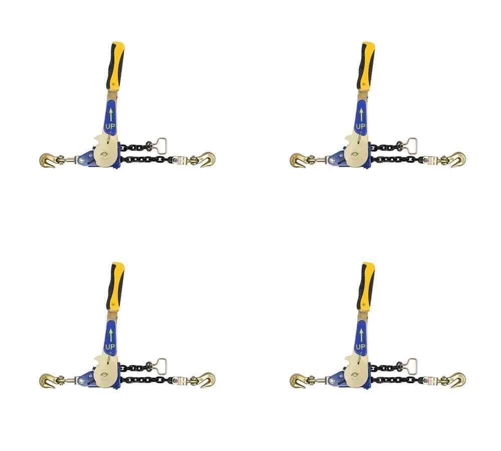 (4 Pack) EZ Binder Ratcheting Chain Load Binder